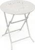 Gartentisch klappbar - D. 60 cm - Metall in Eisenoptik - Produktbild-Vorschau 2