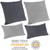 Selfitex 4er Set Cord Kissen inkl. Füllkissen, weich und Produktbild-Vorschau 4
