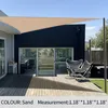 Duhome markýza vodotěsná 3x3x3m, ochrana proti slunci, Náhled obrázku produktu 4
