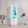 okwish Vitrine Weiß, 50x40x180 cm, mit LED-Beleuchtung 16 Produktbild-Vorschau 1