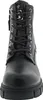 A close-up front view of a black boot. Produktbild-Vorschau