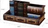 Vintage Stiftehalter aus Holz im Buch-Design – Schreibtisch Produktbild-Vorschau 3