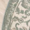 Volero - Tapis vintage rond - Spring Medaillon Vert/Crème - Voir les images du produit 3