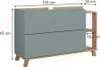 Waschbeckenunterschrank Vicco Karen Sonoma/Blau 100 x 65 cm Produktbild-Vorschau 2