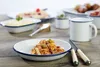 APS Enamelware Piatto fondo, bianco/blu, altezza: 35 mm, ø: Anteprima dell’immagine prodotto 3