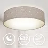 Deckenleuchte Sterndekor Stoff-Lampe Textil Kinderzimmer Produktbild-Vorschau 1