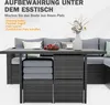 MEXO Gartenmöbel-sets Terrassenmöbel Set, Rattan Eckbänke Produktbild-Vorschau 9