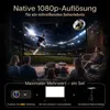 Beamer mit WiFi, Bluetooth, 100 Zoll Projektionsleinwand, Produktbild-Vorschau 2