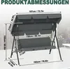 LZQ Hollywoodská houpačka pro 3 osoby 193 cm - Zahradní Náhled obrázku produktu 2
