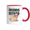 Friends Not Food Tasse Rot Vegan Vegetarier Geschenkidee Produktbild-Vorschau 2