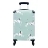 MuchoWow® Koffer Handgepäck Trolley Rollkoffer Kleine Produktbild-Vorschau 1