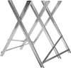 A metal sawhorse stand on a white background. Anteprima dell’immagine prodotto