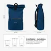 Roll Top Rucksack HYBRID 31l Fahrradrucksack Produktbild-Vorschau 3
