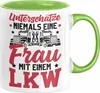 LKW Fahrerin Tasse Geschenk Frauen Lastkraftwagen Fahrerin Produktbild-Vorschau 1