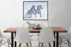 MuchoWow® Gerahmtes Poster Winter - Pferde - Schnee 80x60 Produktbild-Vorschau 2