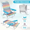 COSTWAY Strandstühle 2er Set klappbar, Campingstühle mit Produktbild-Vorschau 3