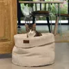 Designed by Lotte Cat Basket Ribbed Light Grey 50x35 cm Anteprima dell’immagine prodotto 8