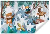 Muralo Vlies Fototapete für Kinder wilde TIERE tropische Produktbild-Vorschau 1