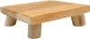 A small wooden stool with four legs, presented against a white background. Produktbild-Vorschau