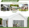 Auto-Zeltgarage 4x6m – Mit separaten Rolltoren vorne und Produktbild-Vorschau 3