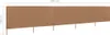 vidaXL 5 pezzi di tessuto frangivento 600 x 160 cm Taupe Anteprima dell’immagine prodotto 5