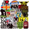100 Stück Rockband-Punk-Aufkleber, klassisches Produktbild-Vorschau 1