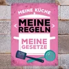 Meine Küche - Meine Regeln - Meine Gesetze Metallschild XXL Produktbild-Vorschau 7