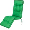 A green chaise lounge cushion on a white background. Produktbild-Vorschau