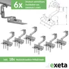 exeta Solar Halterung Ziegeldach I Set für 2 PV Module Produktbild-Vorschau 2
