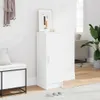 vidaXL Skriňa na topánky biela 32x35x92 cm Materiál drevo Náhľad obrázku produktu 2