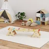 Balanceboard & Wippe für Kinder, Holz, 133 x 38 x 24 cm Produktbild-Vorschau 8