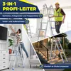 MASKO Aluminium 6in1 Mehrzweckleiter – 20 Sprossen | - 520 Produktbild-Vorschau 3