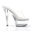KISS-201 Damen Sandale von Pleaser, Transparent  , EU 44, Produktbild-Vorschau 5