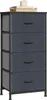 Happiq Cassettiera stretta con 4 cassetti in tessuto - Anteprima dell’immagine prodotto 2