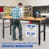 SucceBuy Banco da lavoro regolabile in altezza 122 cm L x Anteprima dell’immagine prodotto 2