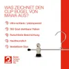MAWA Kleiderbügel mit Clips, 10er-Set, rutschfest, 40 cm, Produktbild-Vorschau 3
