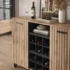 Kommode Vicco Amber Braun 38 x 100 cm mit 2 Türen, Model Produktbild-Vorschau 5