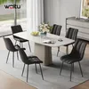 WOLTU 6 x Esszimmerstühle, mit Sitzfläche aus Stoffbezug, Produktbild-Vorschau 2