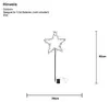 Star Trading LED spina da giardino Spiky star 60 LED bianco Anteprima dell’immagine prodotto 9