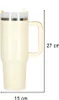 Termohrnek s brčkem a uchem, termoska, 1200ml, krémová Náhled obrázku produktu 11