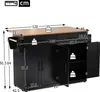 Chariot de service Merax avec plateau rabattable, chariot Voir les images du produit 6