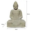 Stonox Buddha statua Nagercoil pietra naturale resistente Anteprima dell’immagine prodotto 9