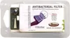 The image shows the retail packaging of a Whirlpool antibacterial filter. Anteprima dell’immagine prodotto
