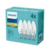 A product box containing four LED light bulbs. Produktbild-Vorschau
