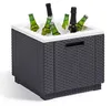 Sgabello Allibert Ice Cube con cool box, colore: grafite Anteprima dell’immagine prodotto 6