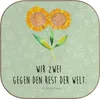 Mr. & Mrs. Panda Tassen Untersetzer Blume Sonnenblume - Produktbild-Vorschau 1