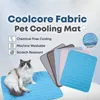 Kühlmatte für Katze und Hunde, Kühler Stoff Produktbild-Vorschau 2