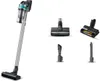 A collage of a vacuum cleaner and its attachments against a white background. Produktbild-Vorschau