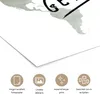 MuchoWow® Poster Weltkarte - Zitat - Grau 90x60 cm - Produktbild-Vorschau 2