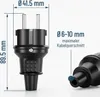 ABSINA 6x Schutzkontakt Stecker mit Knickschutz - Gummi Produktbild-Vorschau 10
